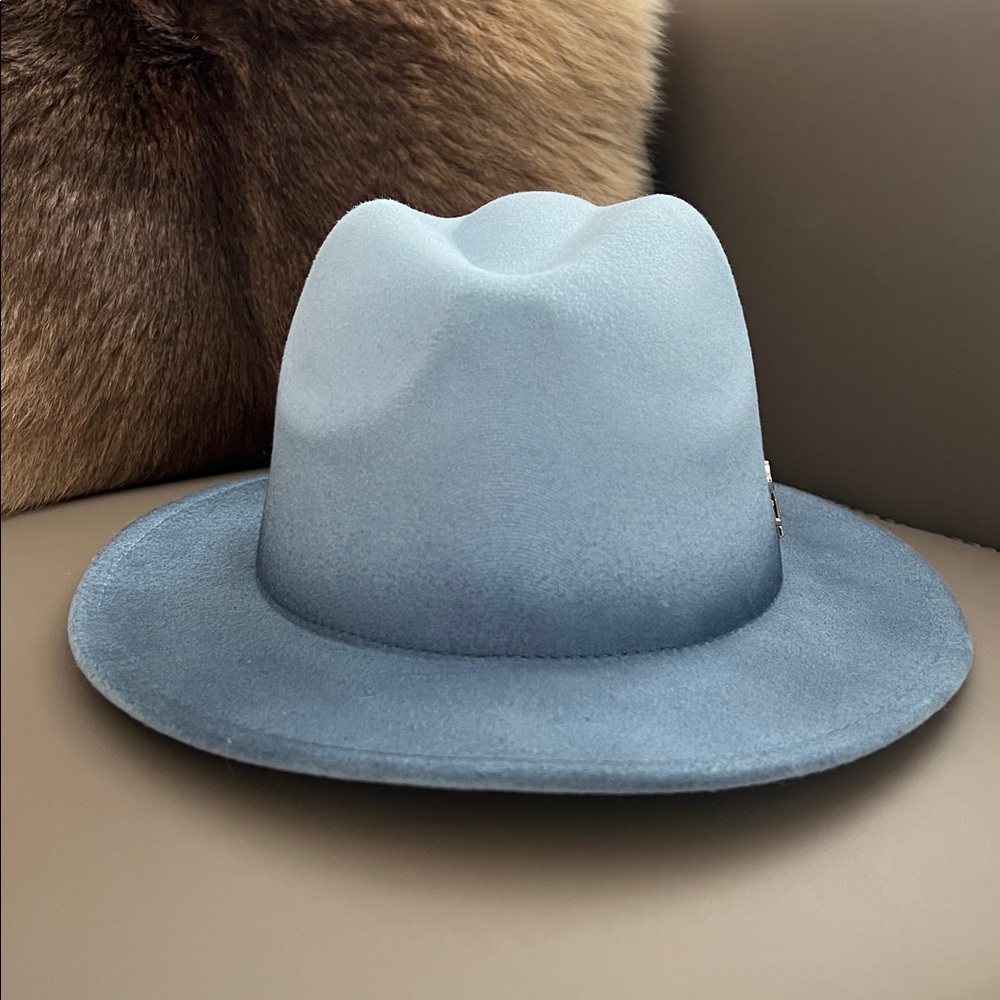 NEW Steve Madden Light Blue Fedora